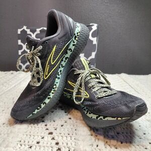 Brooks Glycerin 19 Black Yellow Running Shoes Womens 11 Gym Cheetah 12034318029